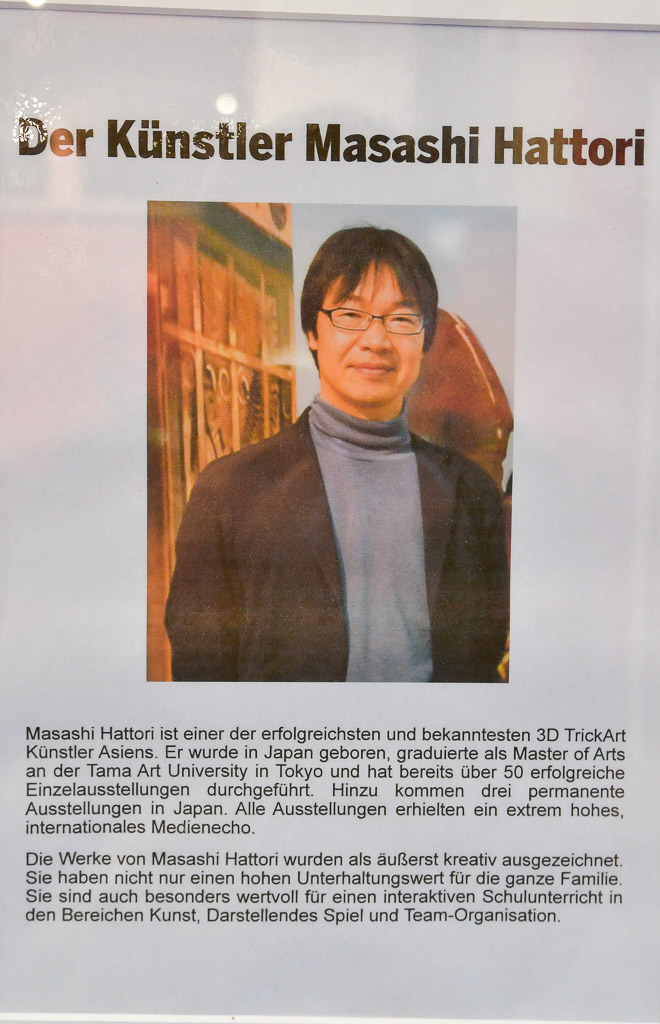 Porträt des Künstlers Masashi Hattori