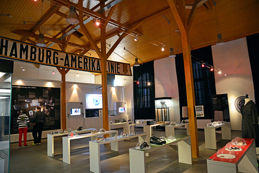 Ausstellungsbereich zur Hamburg-Amerika-Linie