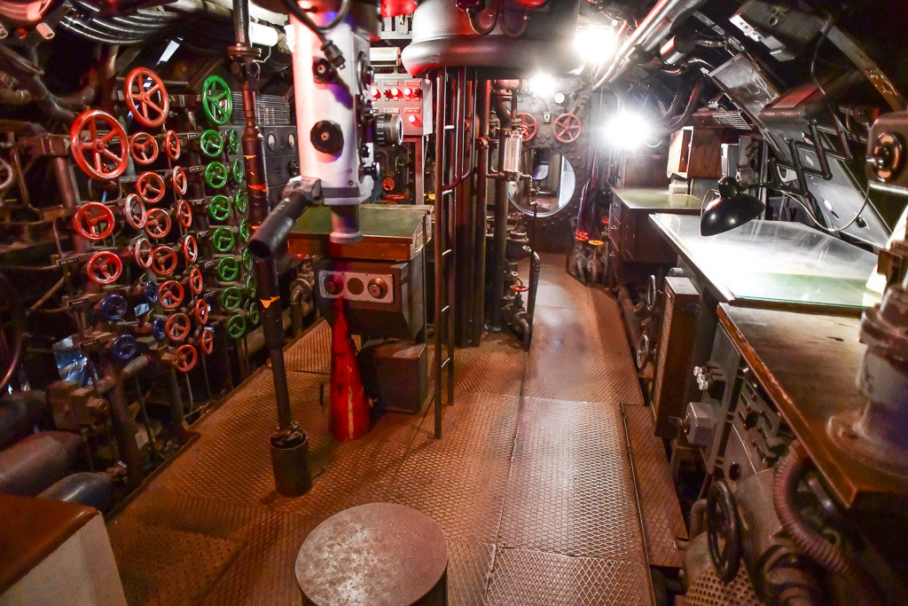 Maschinenraum des Filmboots