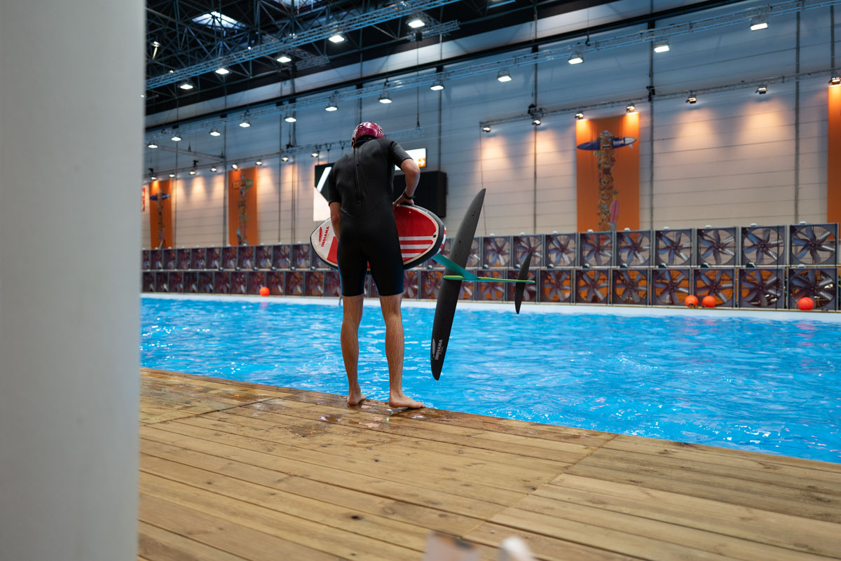 Foilen im Becken