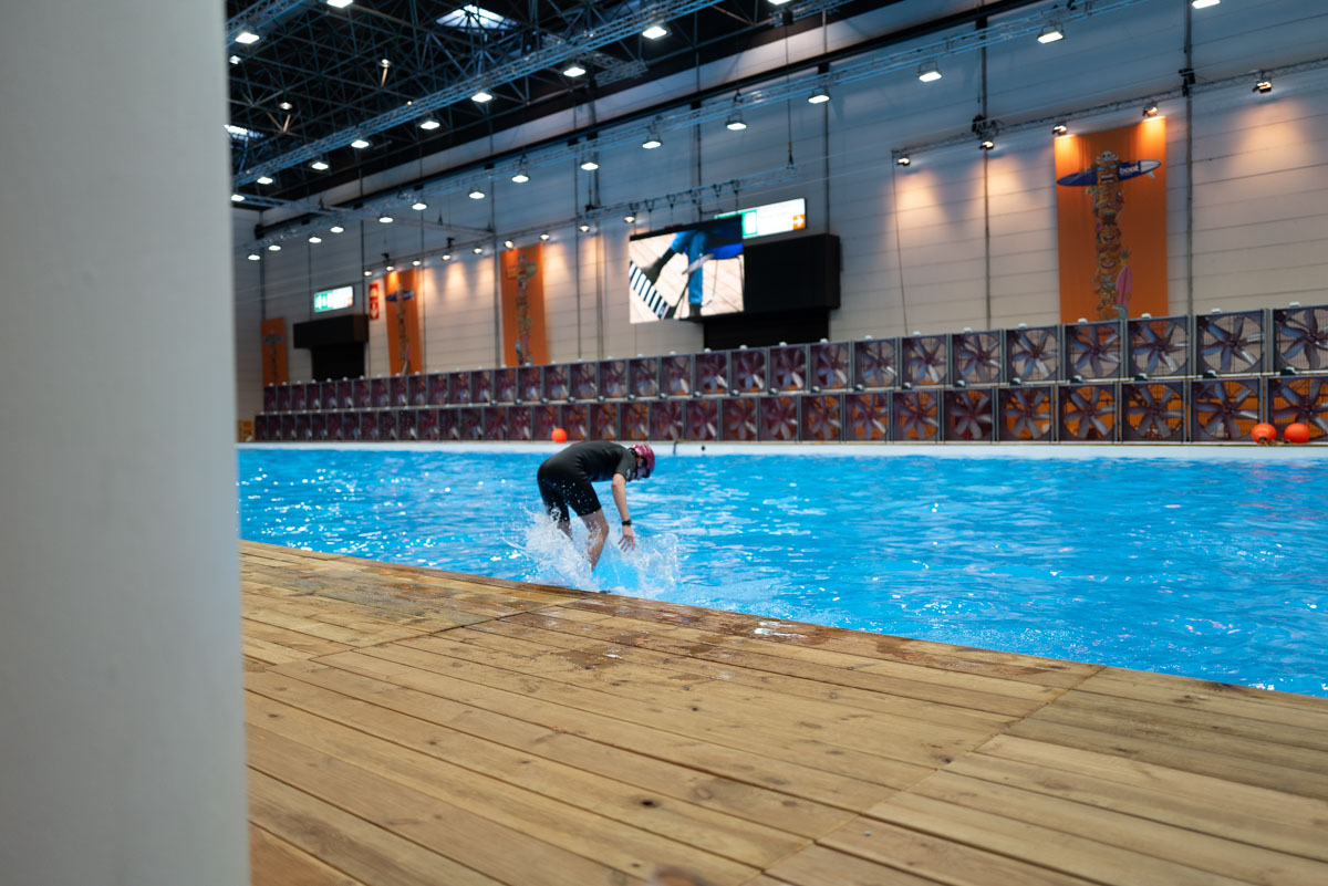 Foilen im Becken