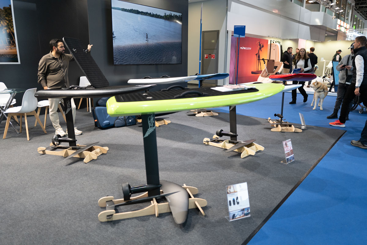 E-Foils am Messestand