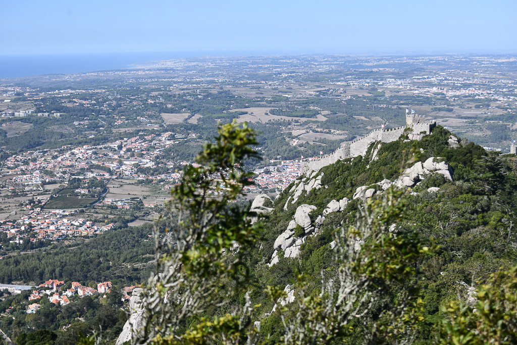 Blick über die Landschaft von Sintra