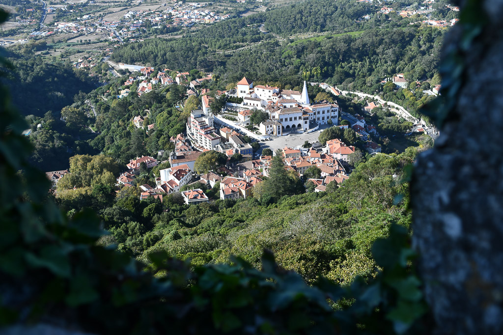 Blick auf Sintra von oben