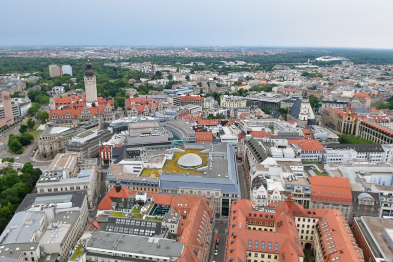 Blick über Leipzig vom Tower