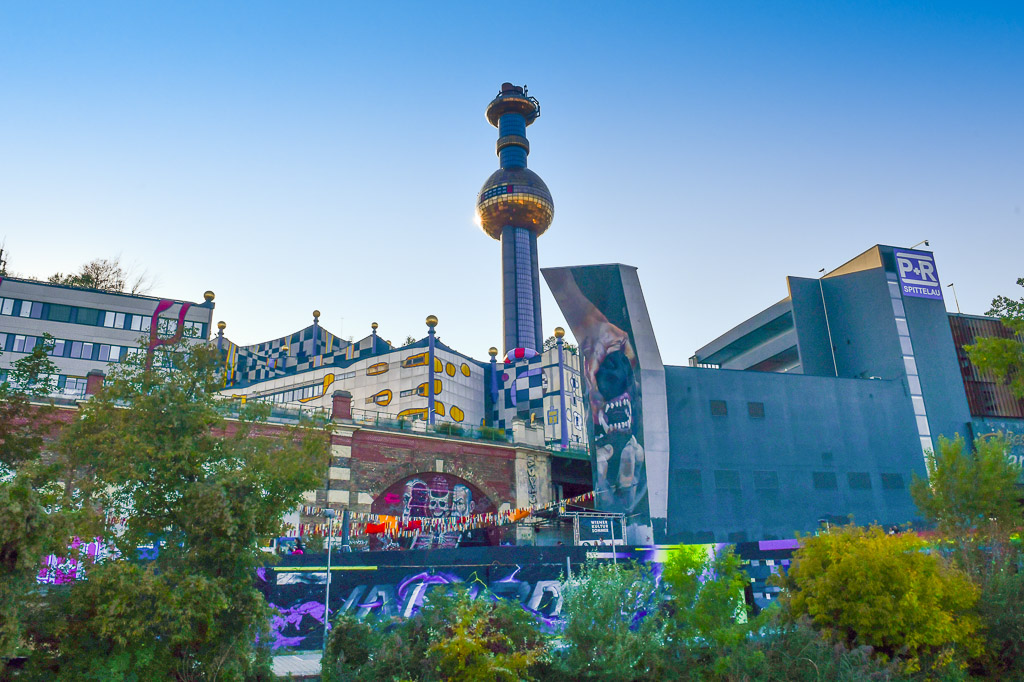 Fernheizwerk Spittelau mit Hundertwasser-Turm