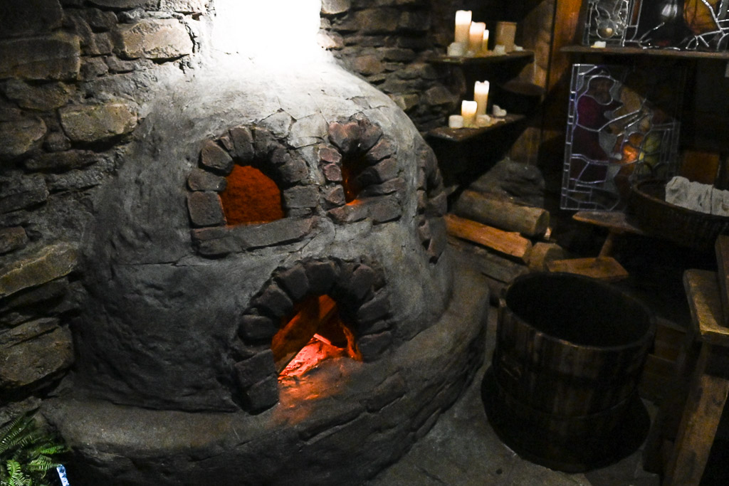 Steinofen in der Handwerkerstube