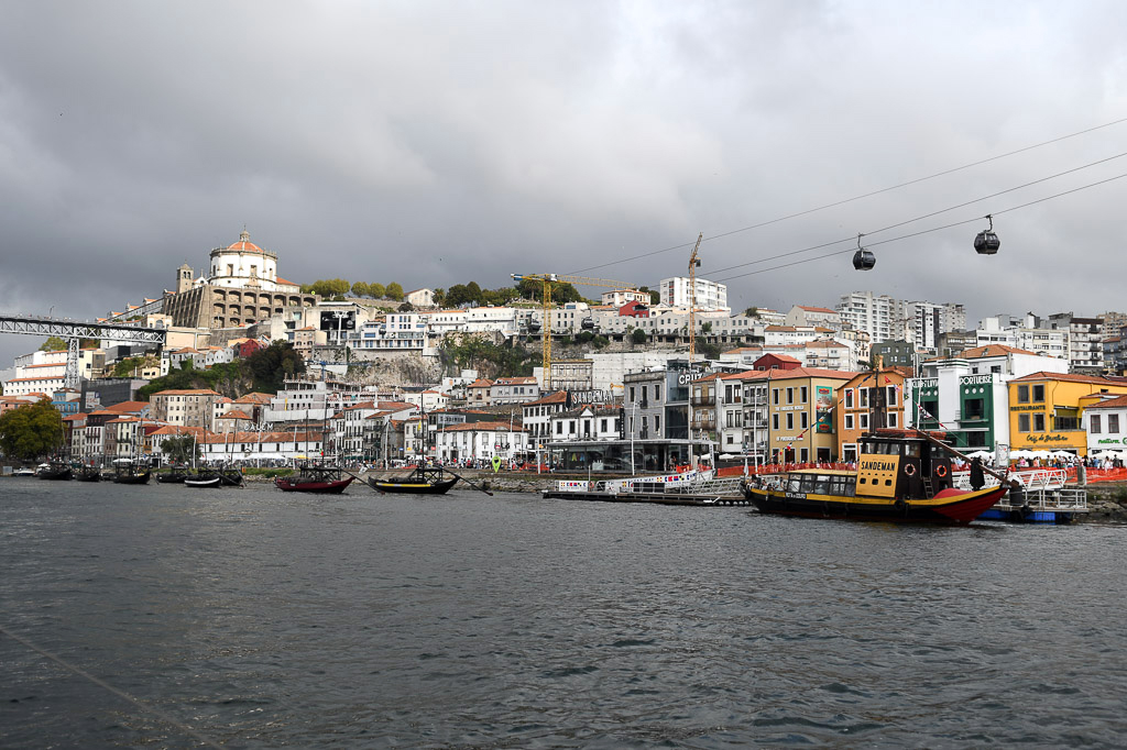 Das Ufer von Porto mit der Altstadt