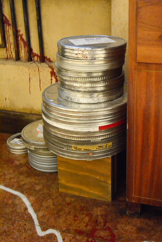 Filmrollen im Hochformat