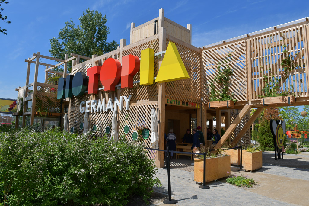 Der deutsche Pavillon der Floriade