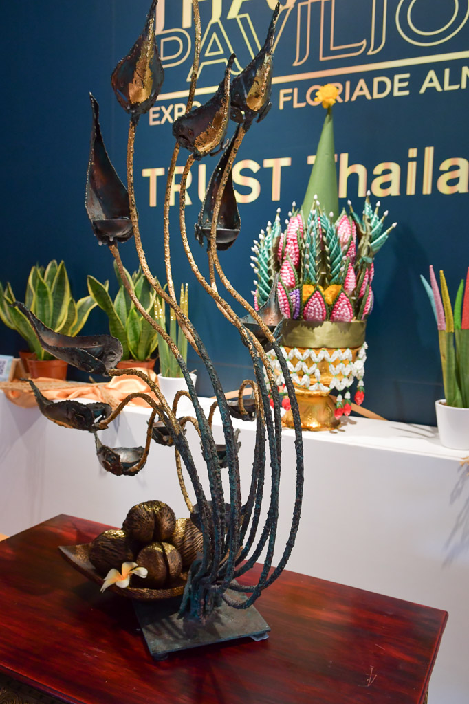 Dekoration im Pavillon von Thailand