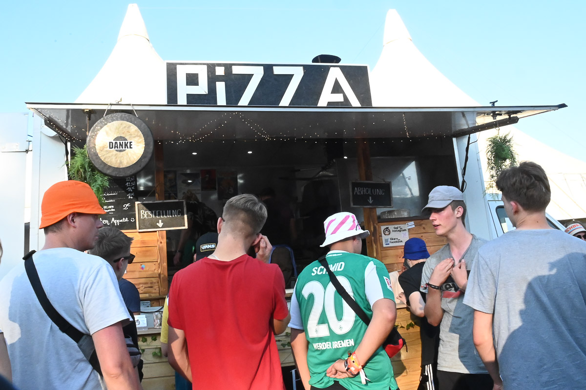 Pizza Walla am Festivalgelände