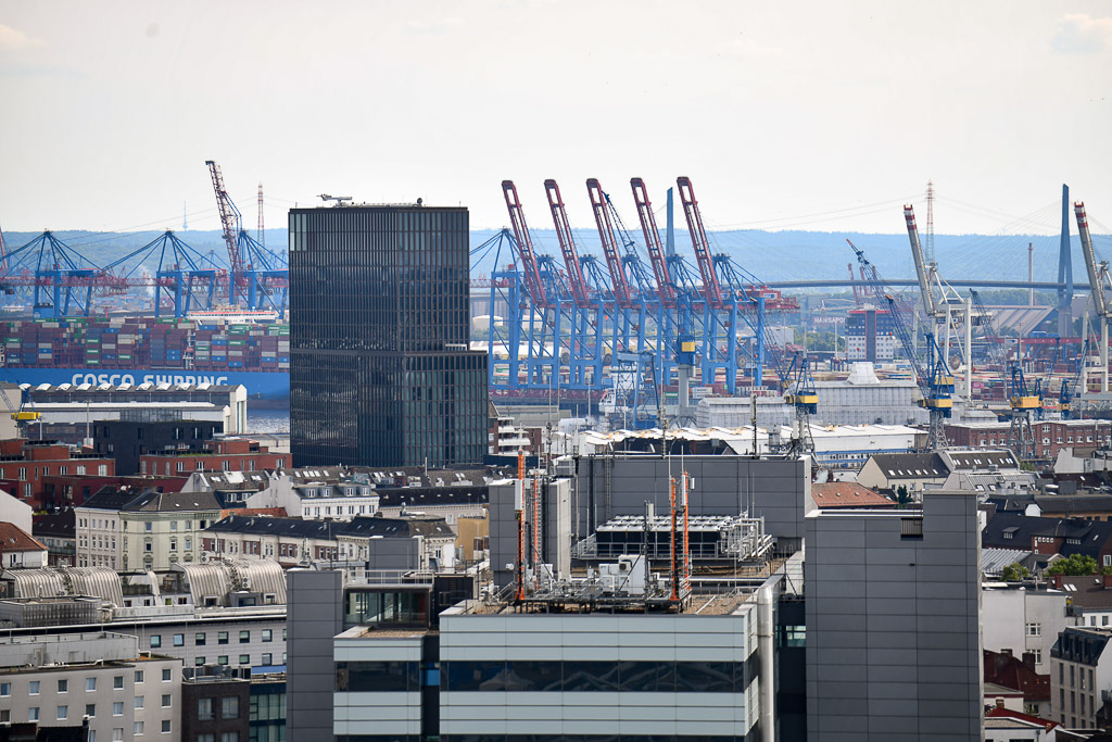 Blick auf den Hafen