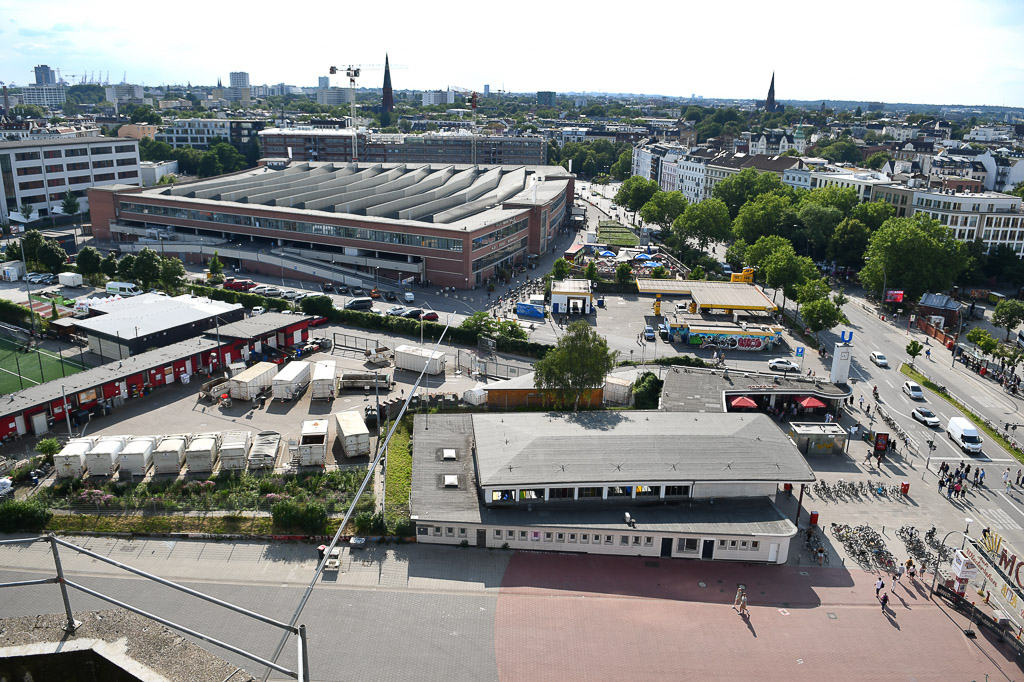 Blick auf das Heiligengeistfeld