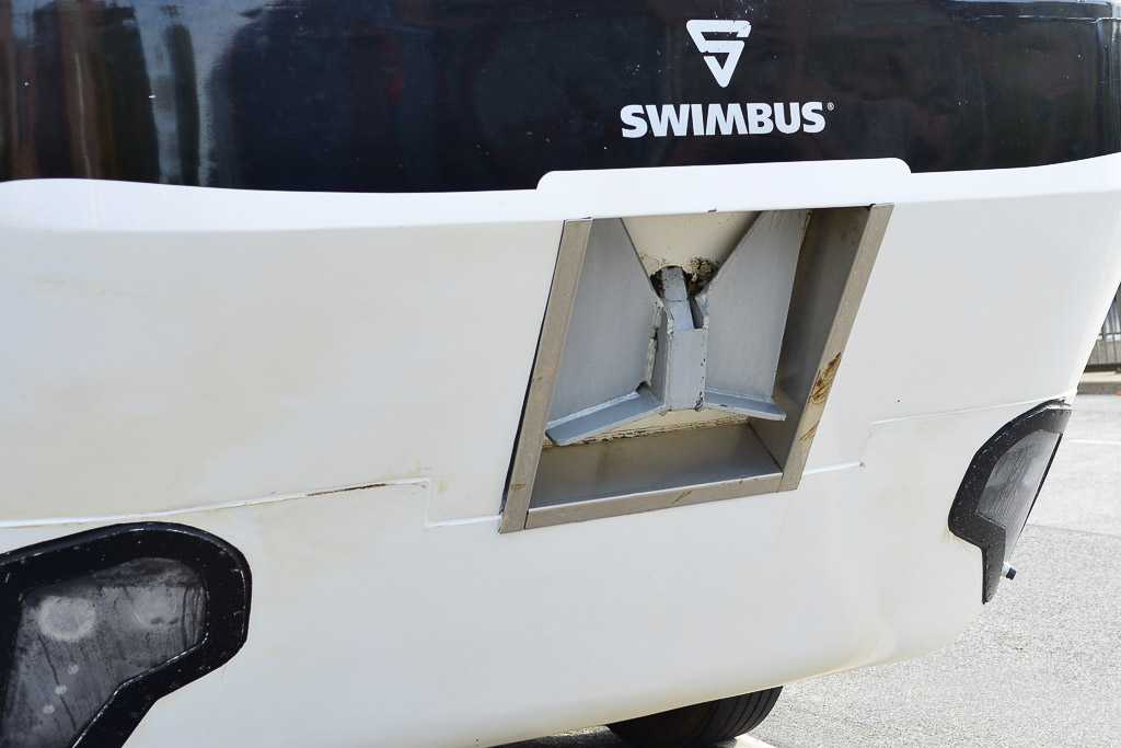 Swimbus-Aufschrift