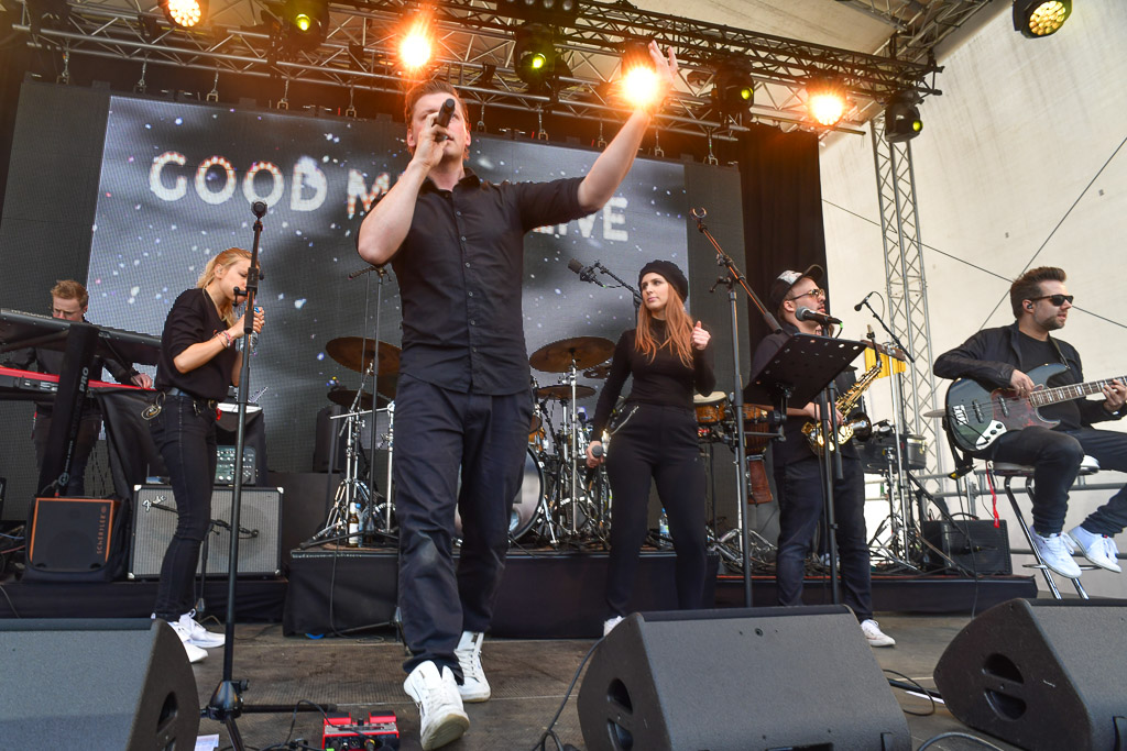 Band auf der Bühne