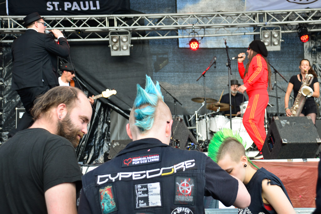 Ska-Band auf der Bühne