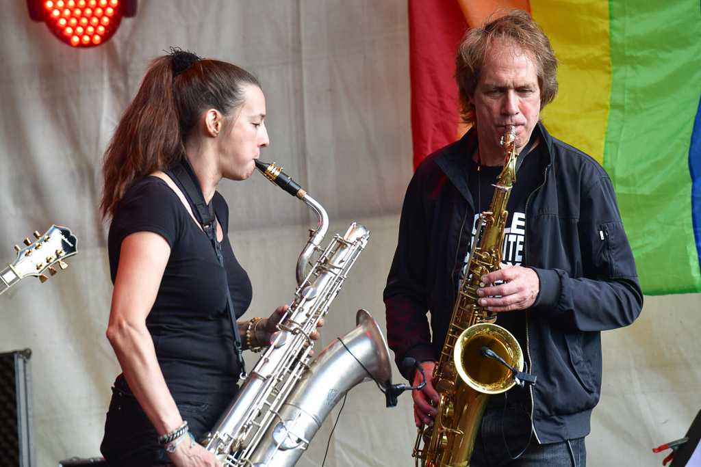Ska-Band auf der Bühne