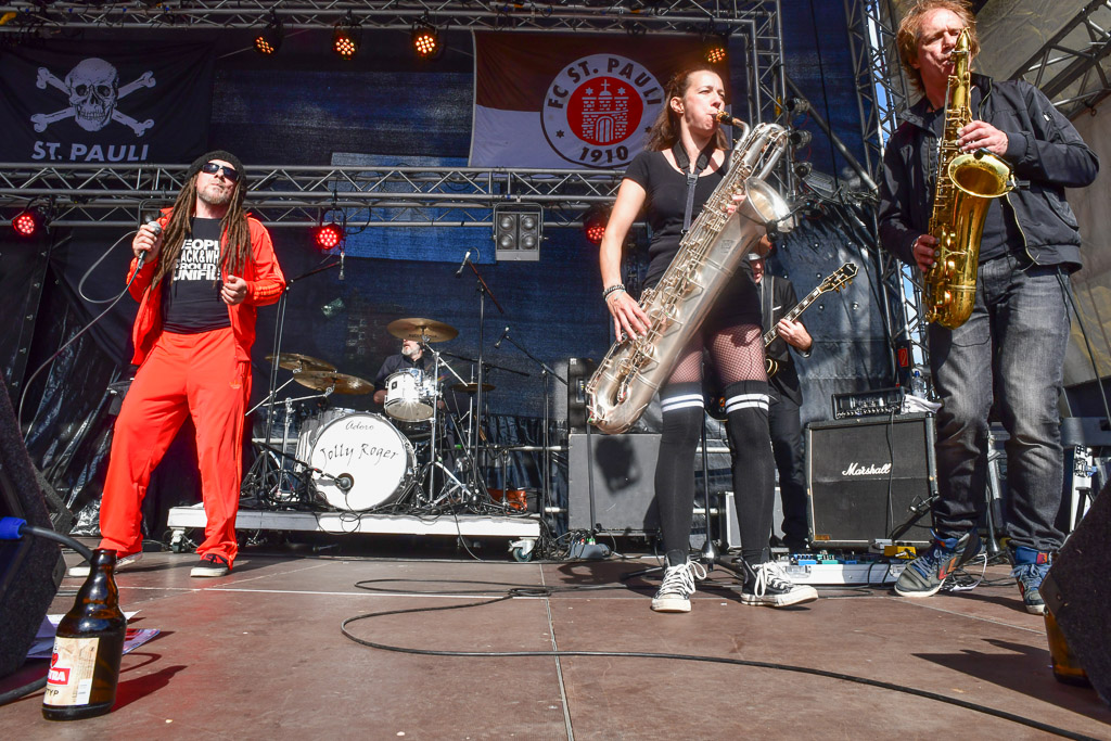 Ska-Band auf der Bühne