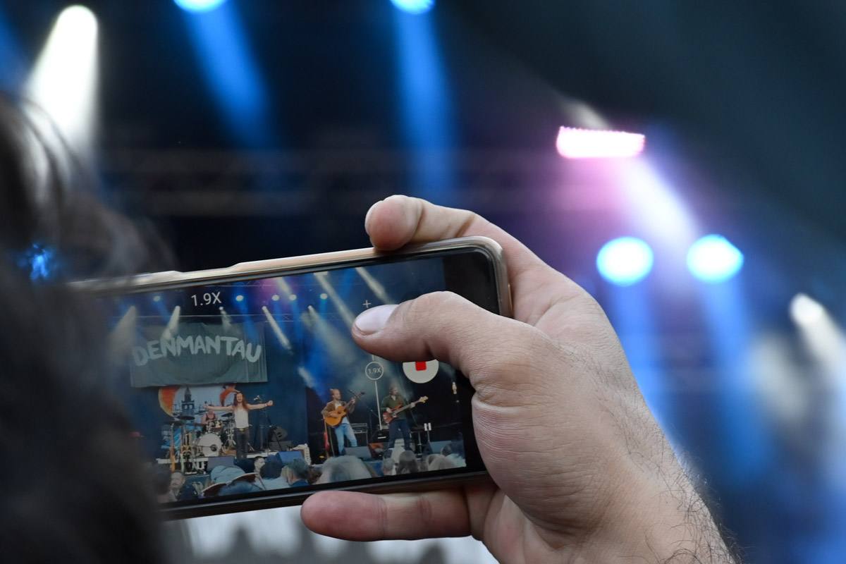 Konzert auf der Bühne
