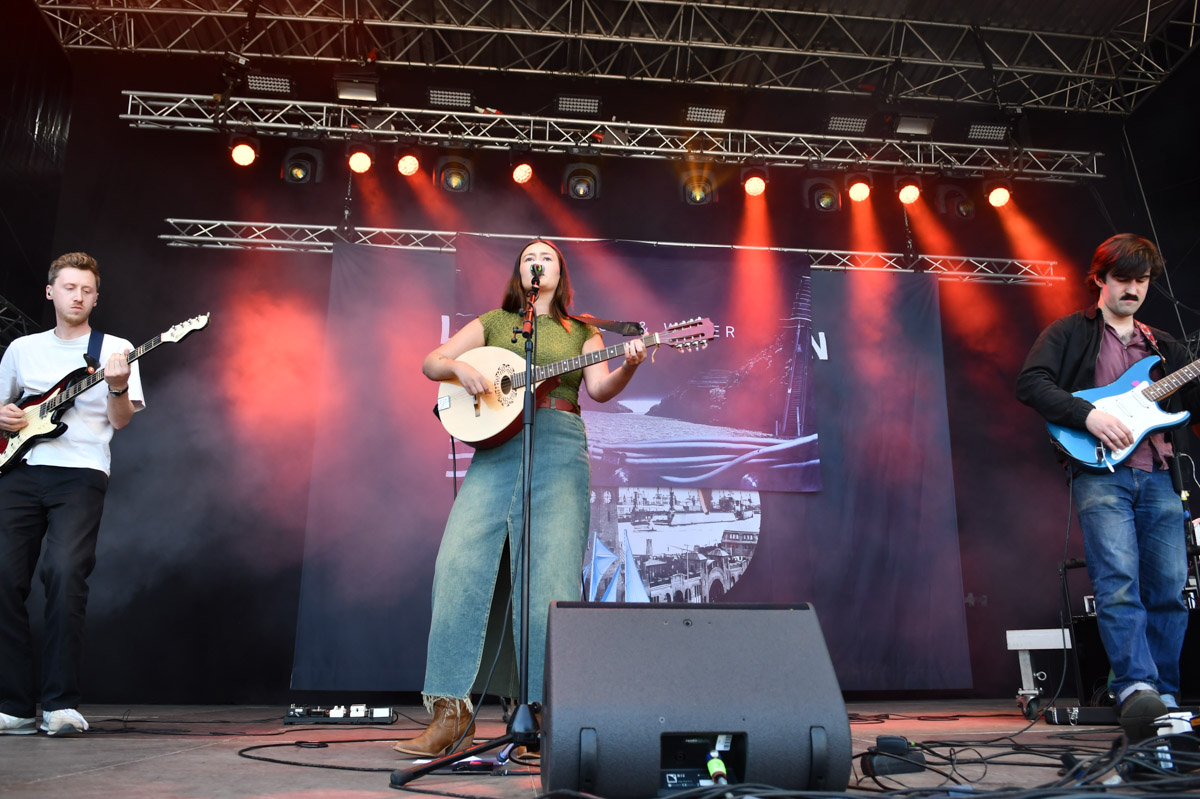 Konzert auf der Bühne