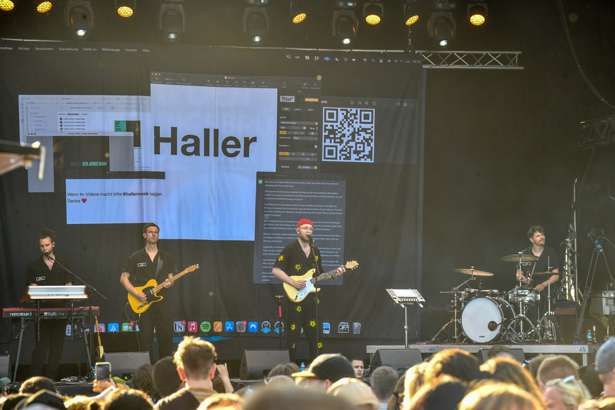 Konzert auf der Bühne