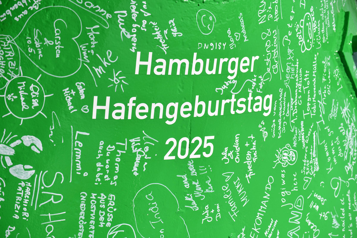 Tafel Hamburger Hafengeburtstag 2025