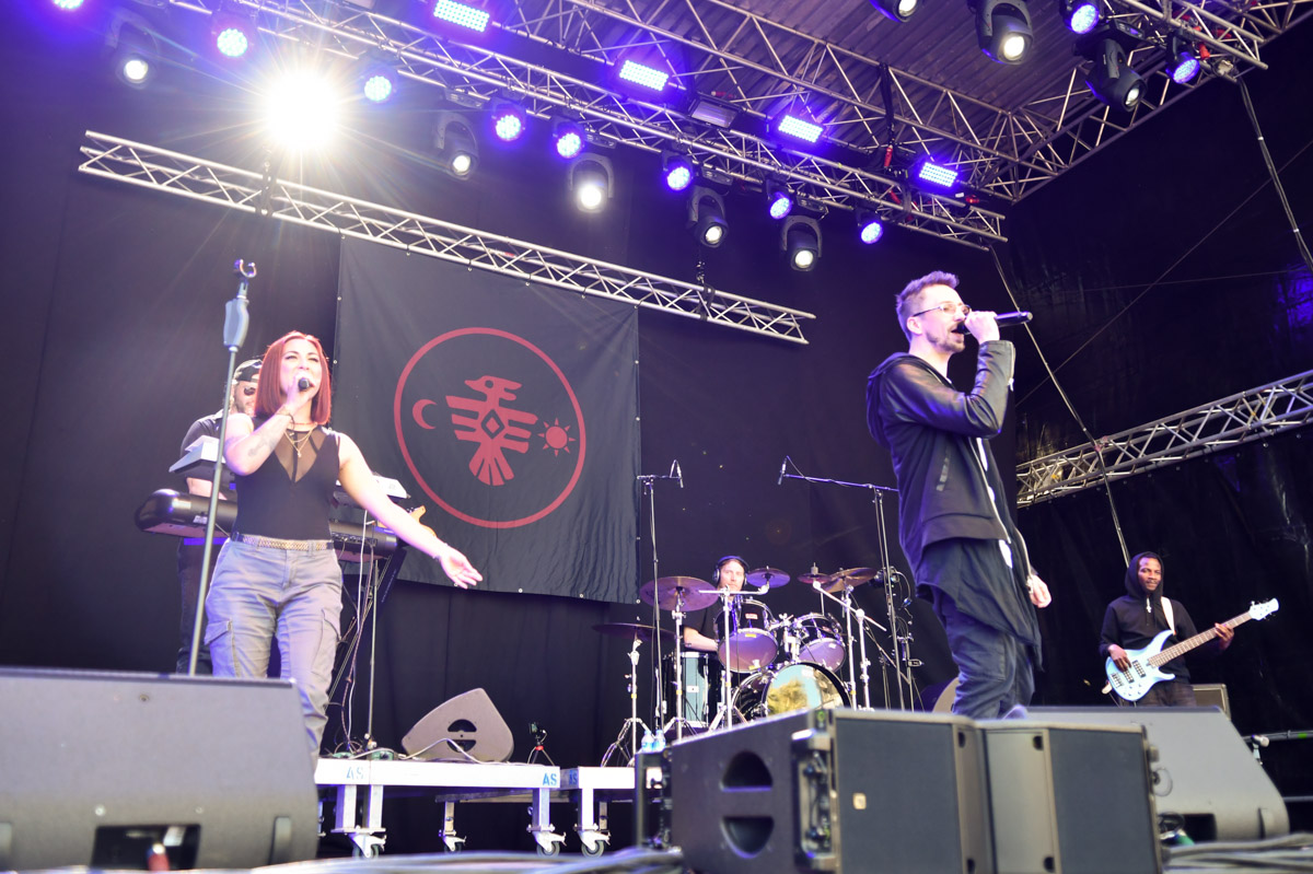 Konzert auf der Bühne