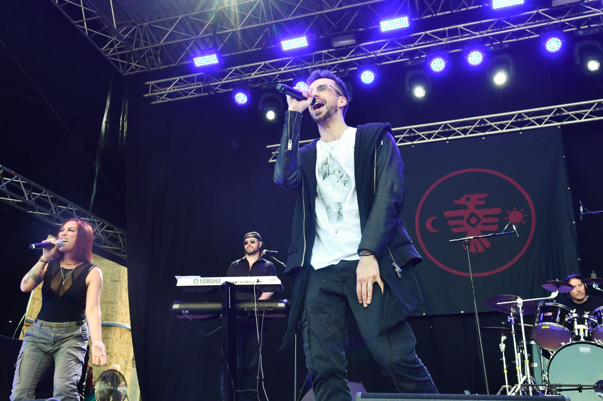 Konzert auf der Bühne