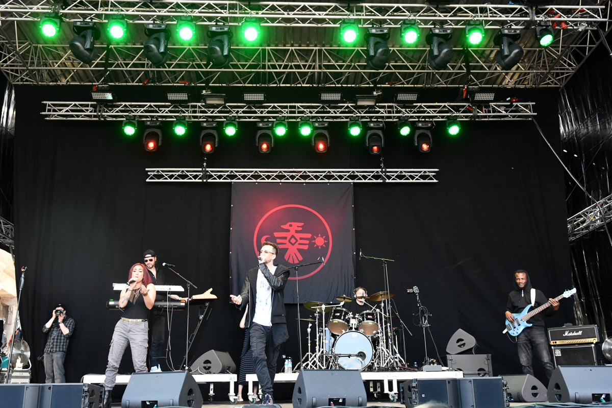 Konzert auf der Bühne