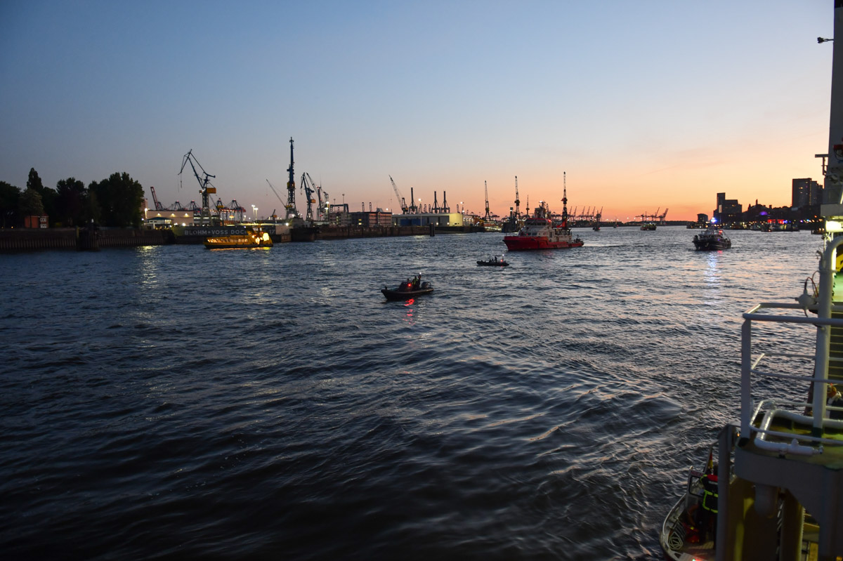 Hafen am Abend