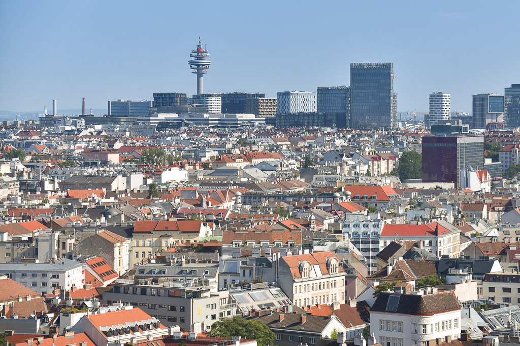 Blick über die Dächer Wiens