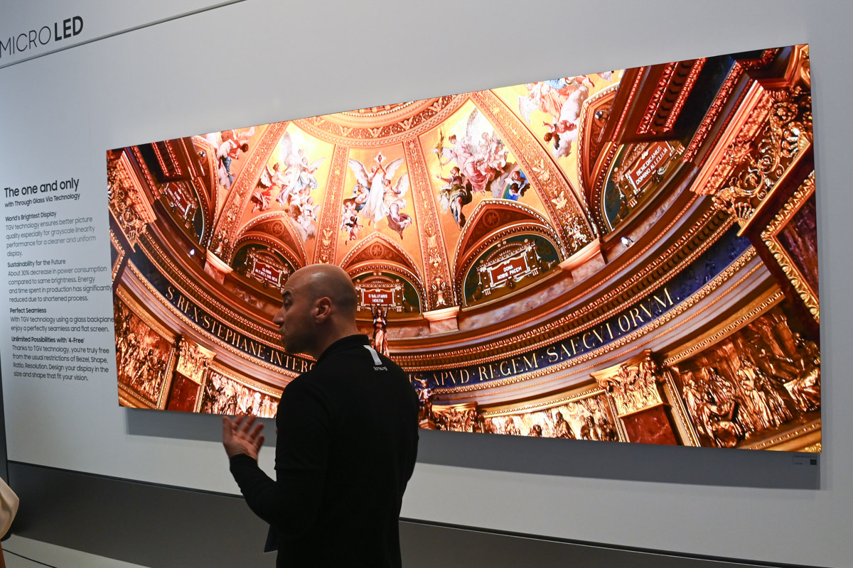 Bildschirm mit Kunstmotiv