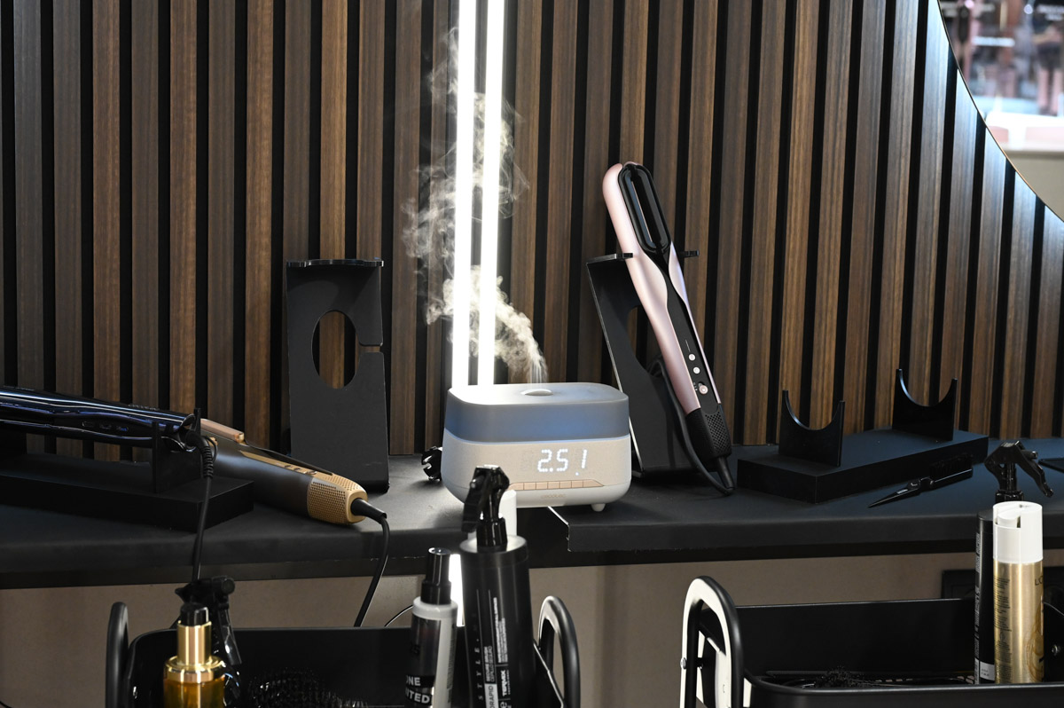 Beauty-Technik am Messestand