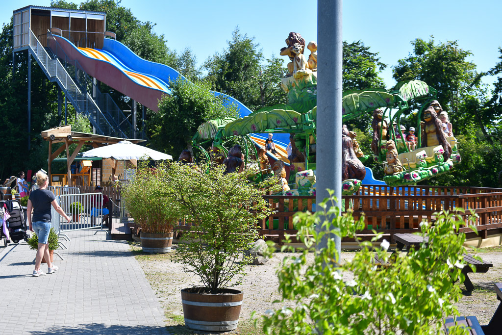 Wasserrutsche im Freizeitpark