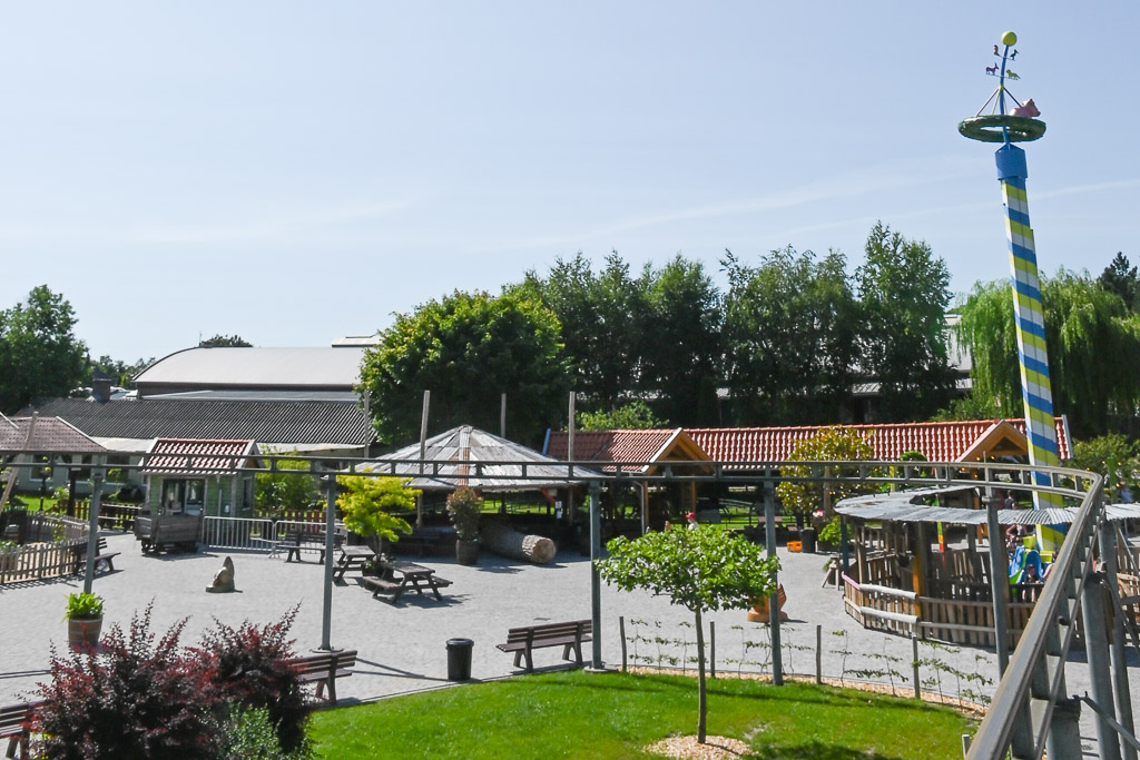 Blick über den Freizeitpark