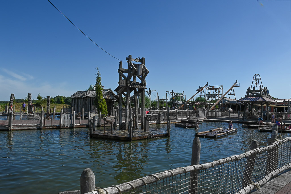 Grizzly Bay mit Flößen