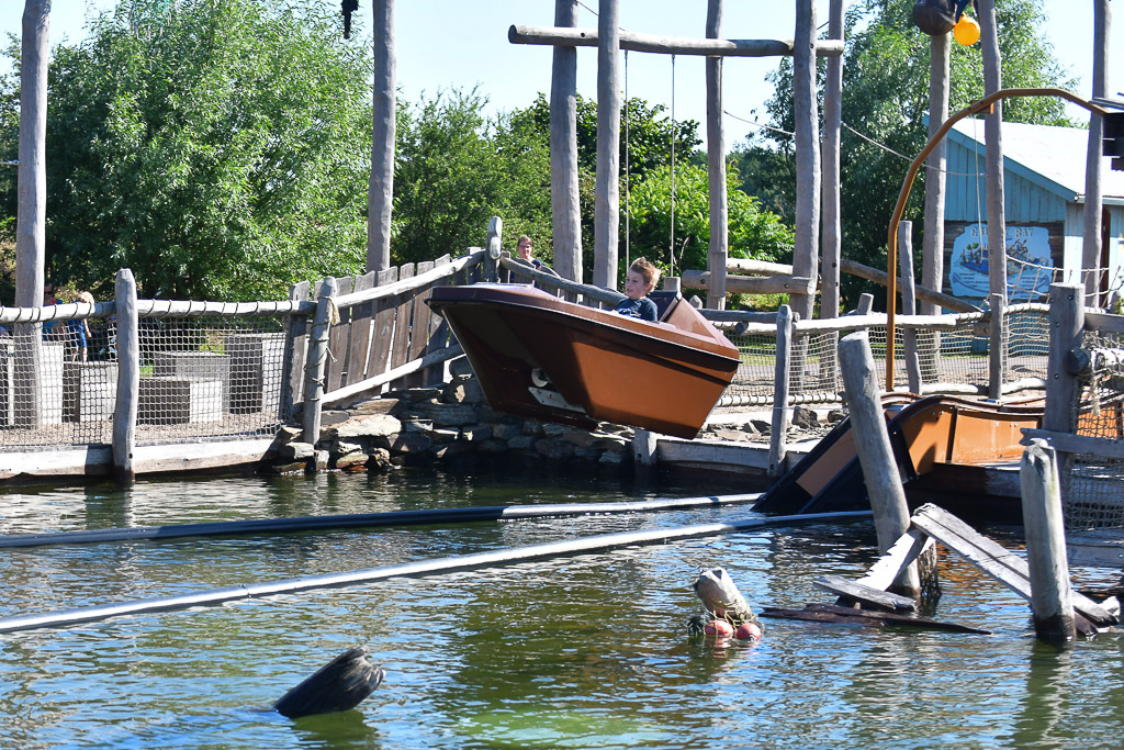 Boot in der Grizzly Bay