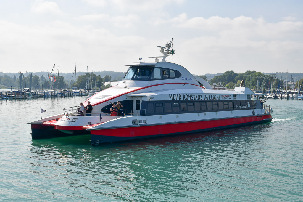 Katamaran auf dem Bodensee