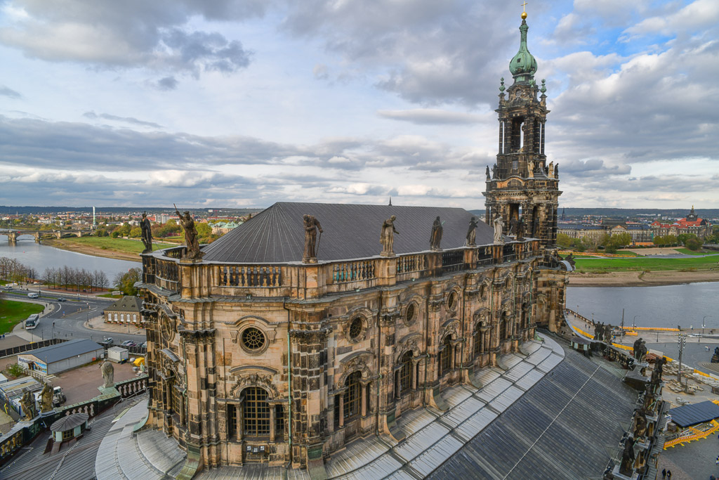 Hofkirche von oben