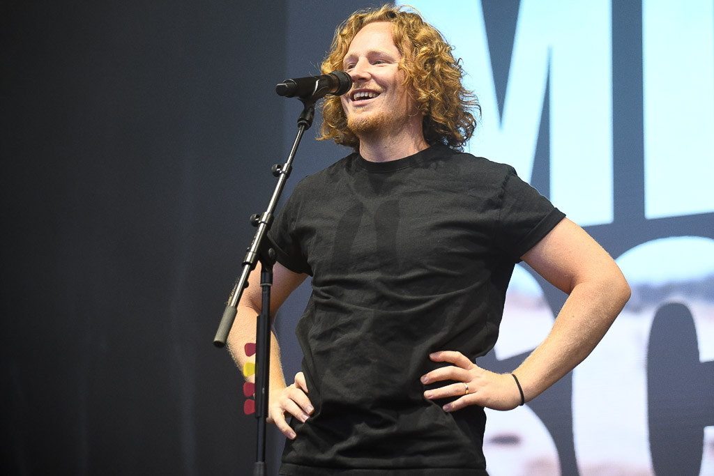 Michael Schulte auf der Fördebühne