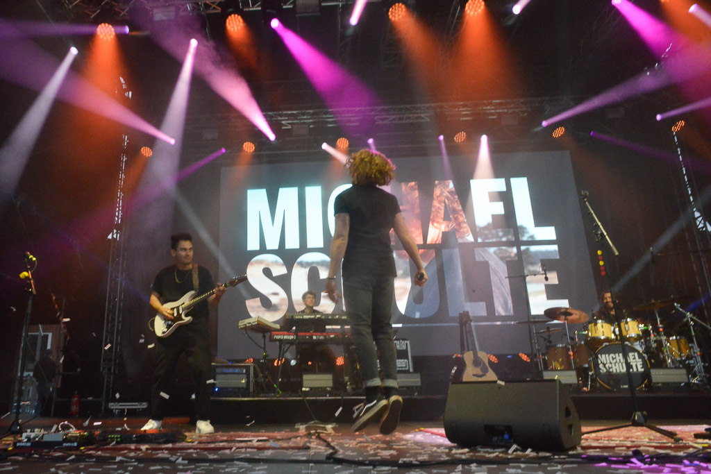 Michael Schulte auf der Fördebühne