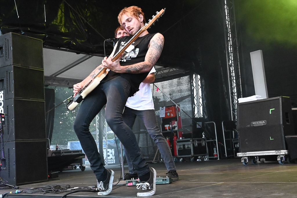 Itchy im Radio Bob Rockcamp