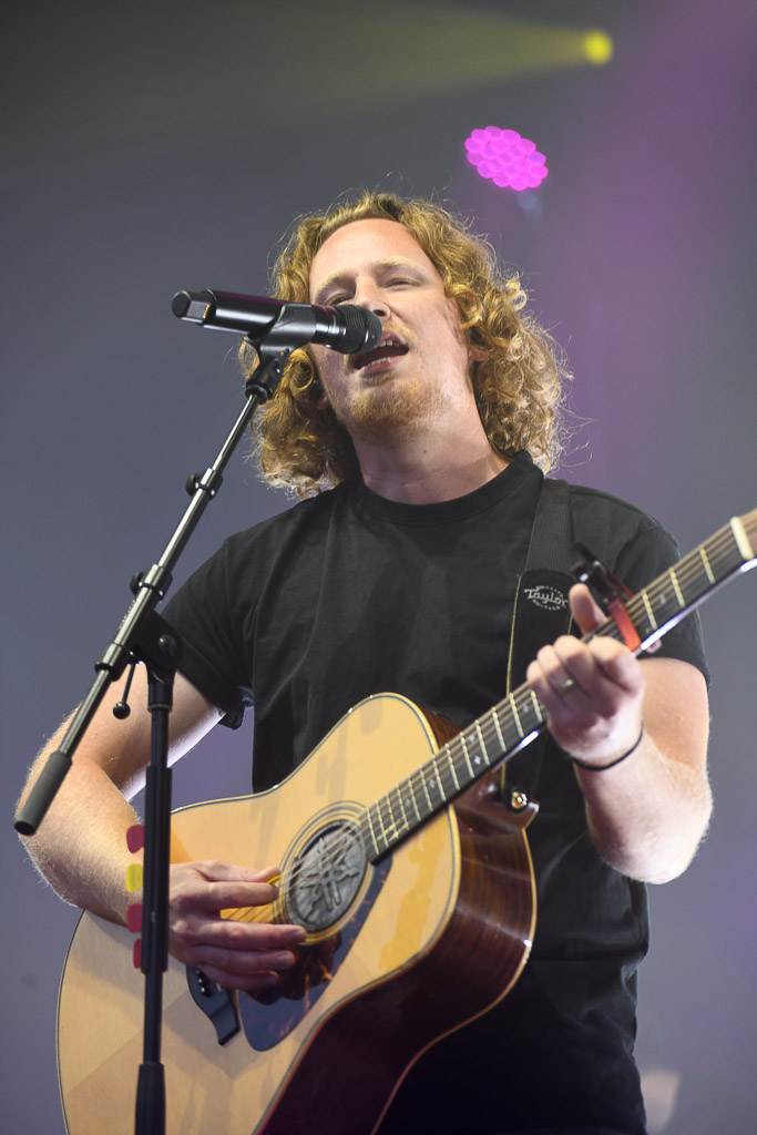 Michael Schulte auf der Fördebühne im Hochformat