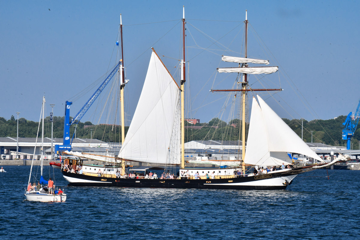 Schoner auf der Förde
