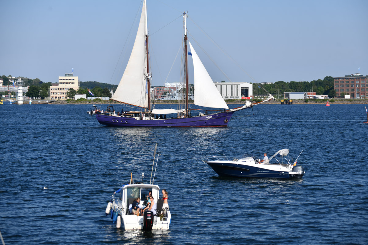 Segelboote auf der Förde