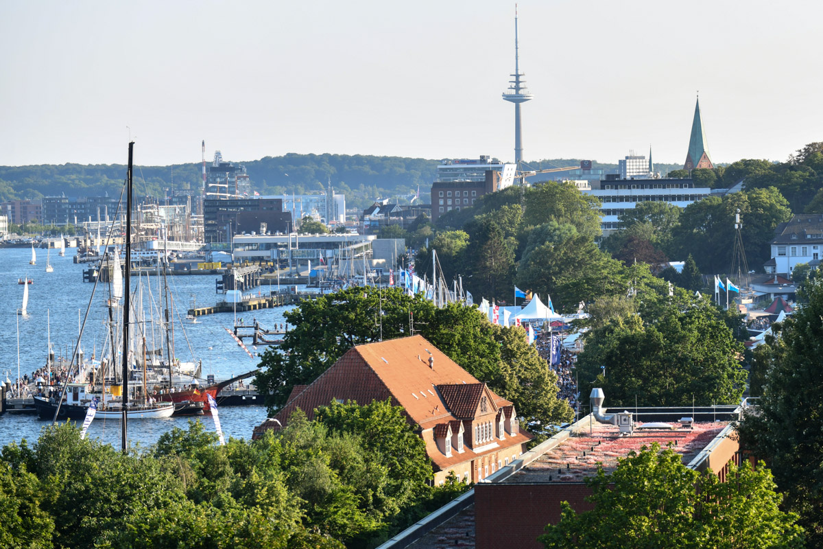 Blick über Kiel