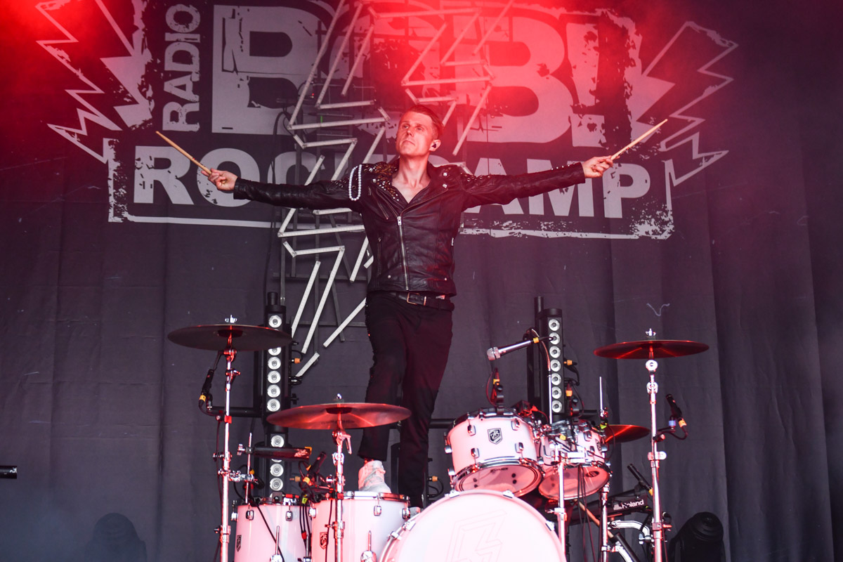 Royal Republic im Radio Bob Rockcamp
