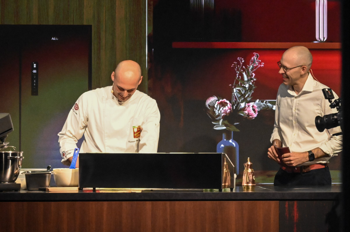 Live-Cooking auf der Bühne