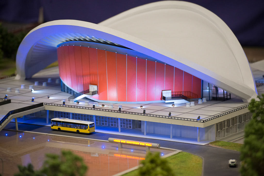 Kongresshalle im Modell